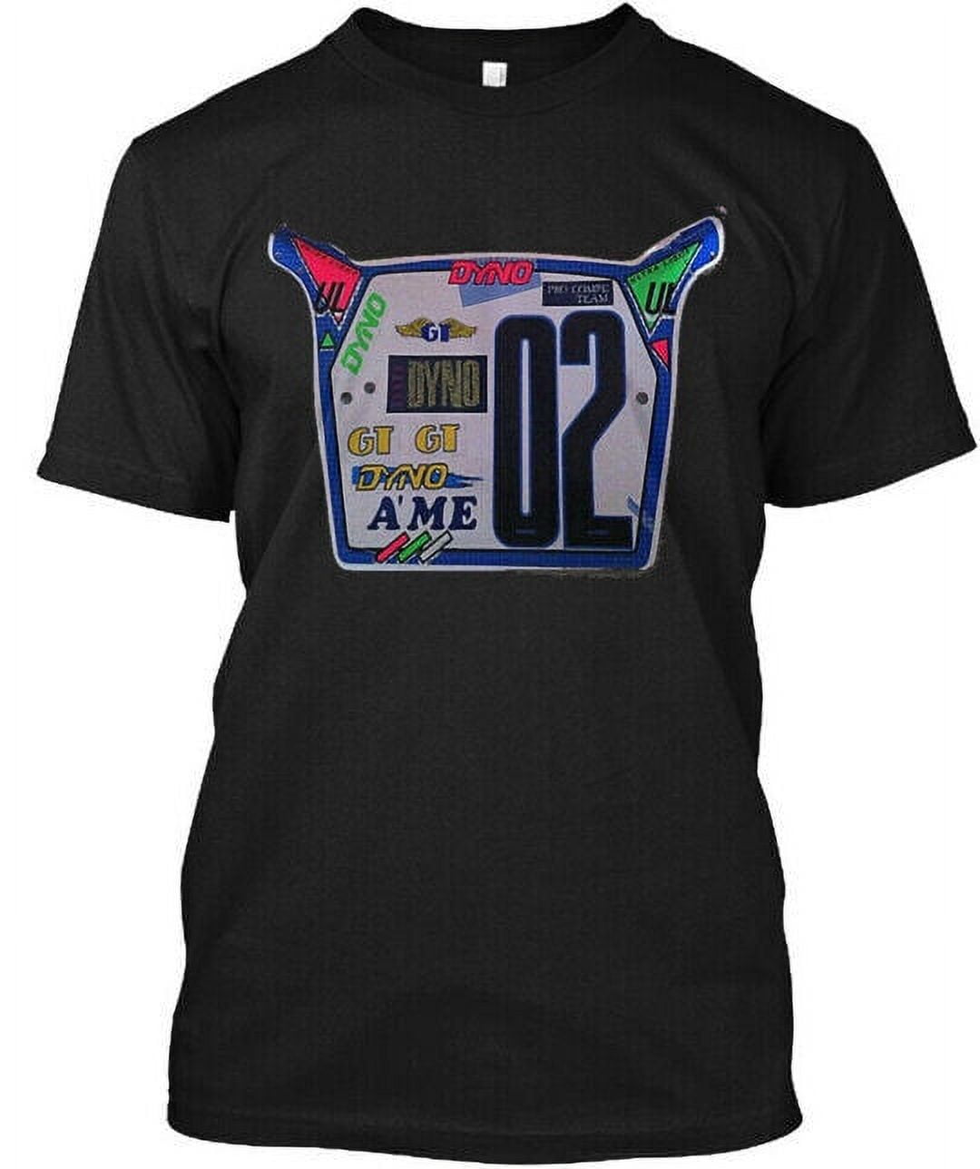 Bmx Number Plate 1 Dyno 02gt Gt Ame TShirt Made in the USA Size S to