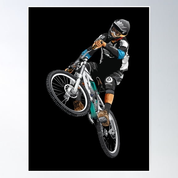 Bmx Poster Wall Art, Modern Wall Decor, 8x12 UNFRAMED