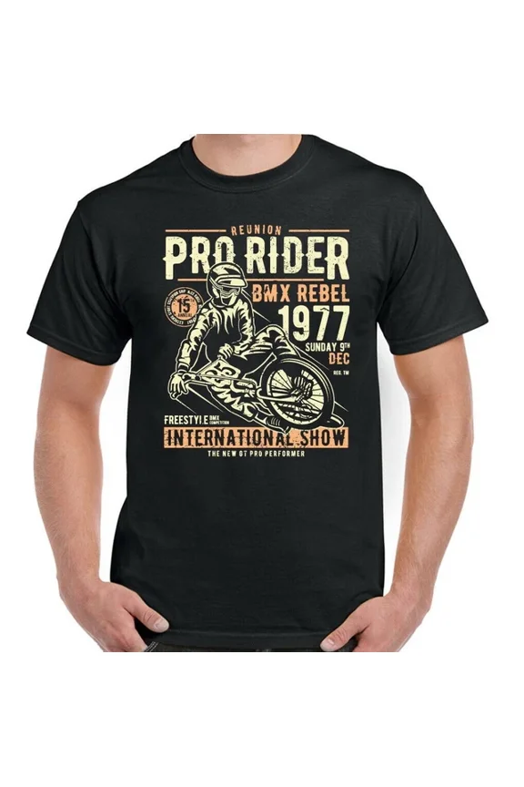 Bmx T-Shirt Mens Womens Cycling Bike Cycling Freestyle Games Xtreme Top Pro Rider, Birthday Gift