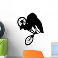 thumbnail image 1 of Bmx Wall Decal Sticker, Wallmonkeys Peel & Stick Vinyl Graphic (12 in H x 10 in W), 1 of 4