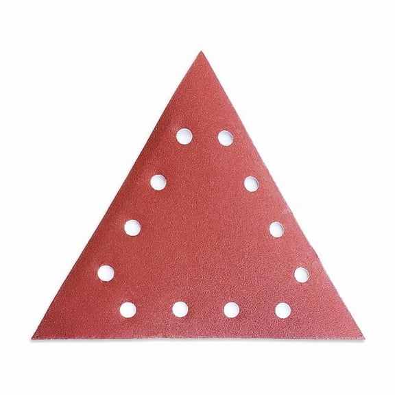 Drywall Sanding Triangle, 12 Hole, Aluminum Oxide, 80 Grit, Coated Type, SDT