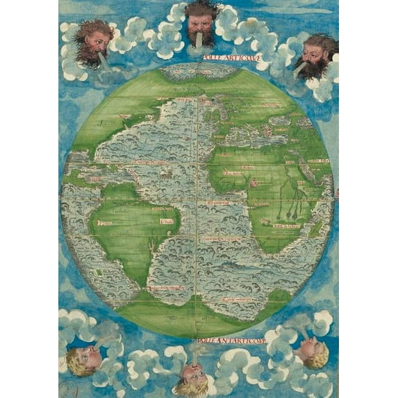 Bnf Cartes/Plans: Carnet Blanc, Cosmographie Universelle, 1555 (Paperback)