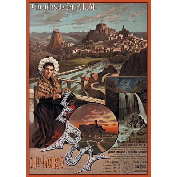 Bnf Monuments Carnet Blanc Chemins de Fer P.L.M, (Paperback)