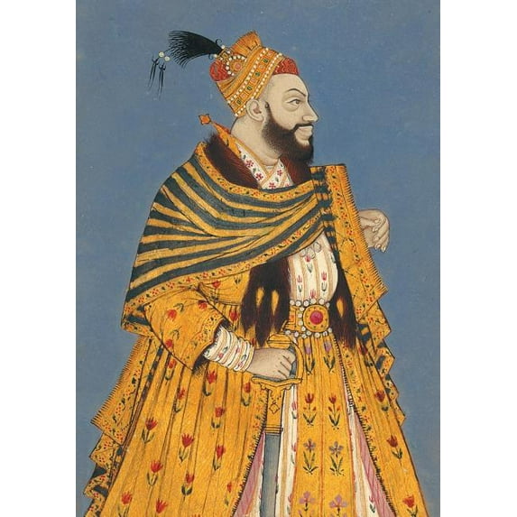 Bnf Portraits: Carnet Ligné Ligné Notable Indien, Miniature 18e (Paperback)