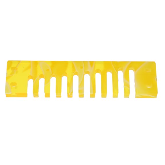 Bnineteenteam Acrylic Harmonica Comb Replacement Part for HOHNER Marine Band Crossover and Deluxe Wind Instruments, Yellow[cite: 1]
