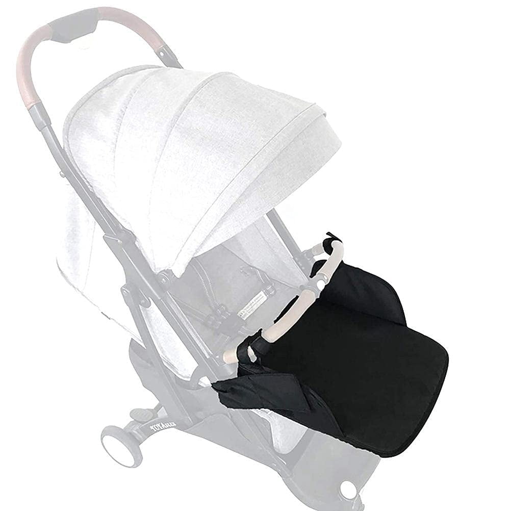 Bnineteenteam Baby Stroller Footrest Universal Stroller Footstool Extension Foot Rest for Foot Support Accessory (Black)