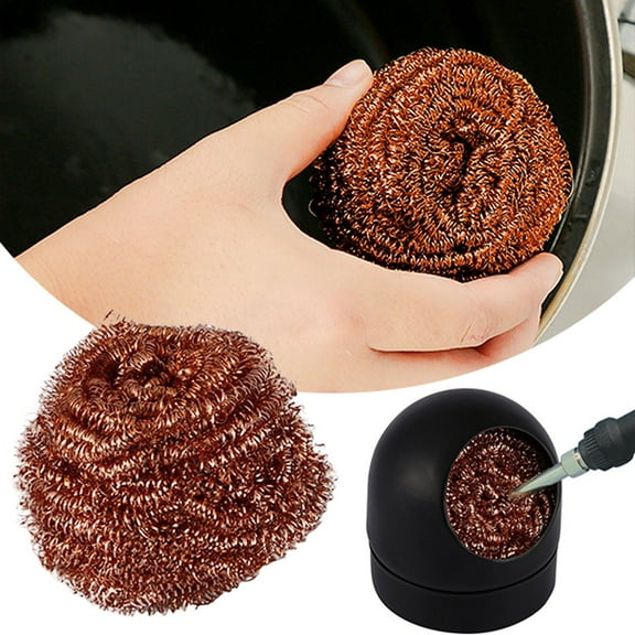 Bnnlsa Cleaning Balls Solder Tip Cleaner Solder Tip Cleaner Solder Tip Tin Suction Copper Solder Tip Cleaning Tin Removal