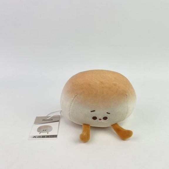 Bnsaift Plush toys,Bread Pillow Funny Food Plush Toy Pillows Small Cute Stuffed Plush steamed bread Sofa Pillow Adults Gift Home Bed Room Decor
