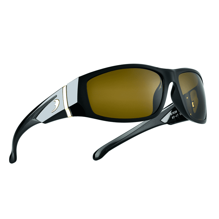 Bnus Corning Glass Lens Polarized Sunglasses Men Women Wrap around