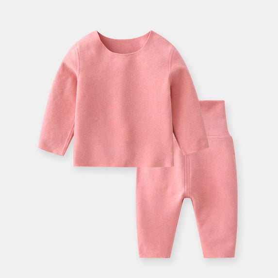 Bnwani 2PC Active Wear Sets for Toddler sleeved Long Solid Set Pants Clothes Tops Toddler Baby Infant Suit Size 12M