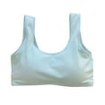 thumbnail image 1 of Bnwani Big Girls Bras for Teen Girl Comfortable Breathable Thin Puberty Camisole Solid Bra Pink Size 13-15 Years, 1 of 2