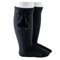 thumbnail image 1 of Bnwani Black Cotton Cotton Socks for Kids Winter Knee High Sports Socks, 1 of 2