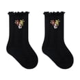 thumbnail image 1 of Bnwani Black Toddler Cotton Cotton Socks Boys Winter Knee High Socks 2-3t, 1 of 2