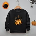 thumbnail image 1 of Bnwani Black Boys Sweatshirts Crew Neck Long Sleeve Fleece Casual Comfortable Print Size 0, 1 of 7