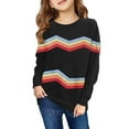 thumbnail image 1 of Bnwani Black Kids Pullover Sweatshirts Crew Neck Long Sleeve Casual Print Size 2-3t, 1 of 4