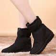 thumbnail image 1 of Bnwani Boots Women New Winter Fashion Cotton Thick Fleece Warm Snow Boot Black Size 8.5, 1 of 7