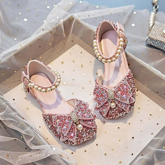 Bnwani Boots for Girls Flat Princess Booties 3-9 Years