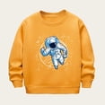 thumbnail image 1 of Bnwani Boys Sweatshirt Crew Neck Long Sleeve Winter Warm Sweatshirt Printed Pullover Size 7-8, 1 of 3