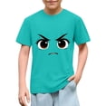 thumbnail image 1 of Bnwani Boys T Shirts Short Sleeve Comfortable Girls Shirts Breathable Tee Mint Green Sizes 3-9, 1 of 6