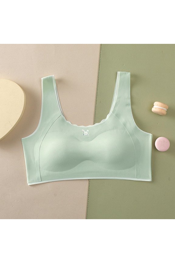 Bras Girls Comfortable Breathable Puberty Warm Camisole Pink Size S