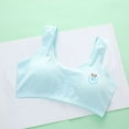 thumbnail image 1 of Bnwani Bras Teen Girls Wireless Comfortable Breathable Camisole Stars Print Bra Blue Size M, 1 of 3