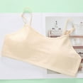 thumbnail image 1 of Bnwani Bras Teens Comfortable Adolescence Warm Camisole Solid Bra Beige Size 16-17 Years, 1 of 5