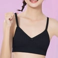 thumbnail image 1 of Bnwani Bras Teens Comfortable Breathable Thin Puberty Undewear Solid Bra Green Size 16-17 Years, 1 of 4