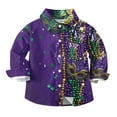 thumbnail image 1 of Bnwani Carnival Toddler Shirts Long Sleeve Crew Neck Casual Fashion Cute Printed Pocket Tops 4-5t, 1 of 7