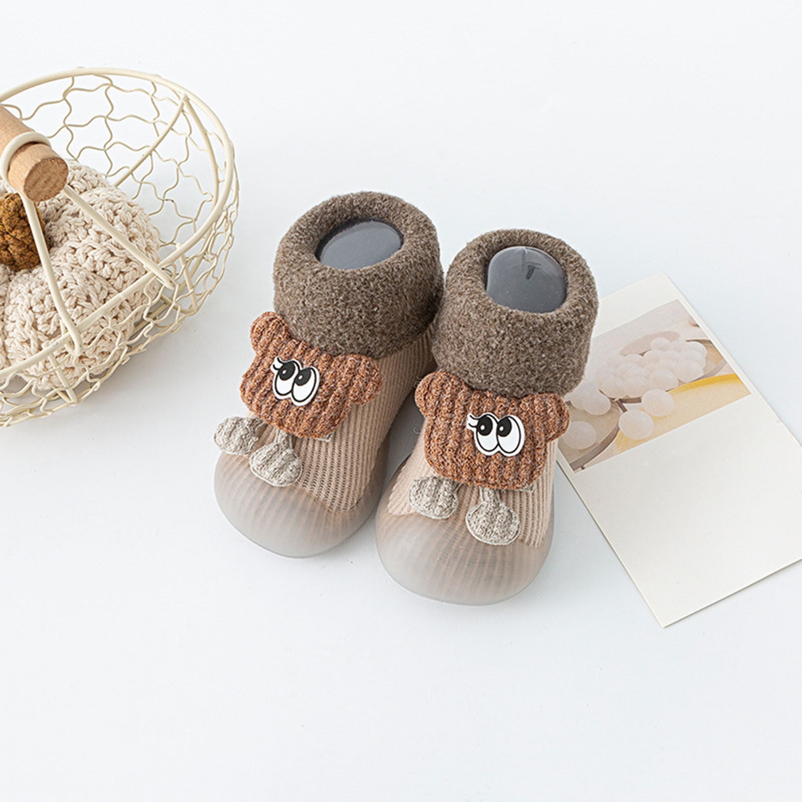 Bnwani Childs Shoes Casual Thick Small Shoes Infant Velvet Shoes Baby ...