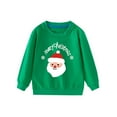 thumbnail image 1 of Bnwani Christmas Long Sleeve Toddler Shirts Girls Cotton Crew Neck Casual Printed Tops 12-24 Momths, 1 of 2