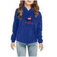 thumbnail image 1 of Bnwani Christmas Long Sleeve Toddler Shirts Girls Hooded Fleece Casual Tops 24 Months, 1 of 5