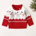 thumbnail image 1 of Bnwani Christmas Long Sleeve Toddler T Shirt Crew Neck Tops 12-24 Momths, 1 of 4