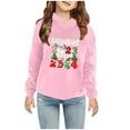 thumbnail image 1 of Bnwani Christmas Toddler Shirts Long Sleeve Hooded Fleece Casual Tops 4-5t, 1 of 7