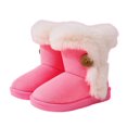 thumbnail image 1 of Bnwani Girl's Boots, Comfortable Winter Daily Warm Snow Boots for Toddler Little Kid Girls Casual Cold Weather Fashion Boots Pink Size 27, 1 of 4
