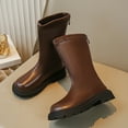 thumbnail image 1 of Bnwani Girls Boots Riding Riding PU Leather Side Zipper Bow Princess Boots 3-11 Years, 1 of 6