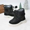thumbnail image 1 of Bnwani Girls Boots Snow Fleece Lined Warm Soft Soft-Soled Cute Boots, 1 of 5