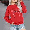 thumbnail image 1 of Bnwani Girls Crewneck Sweatshirt Crew Neck Long Sleeve Comfortable Sweatshirt Printed Tops Pullover Size 7-8, 1 of 4