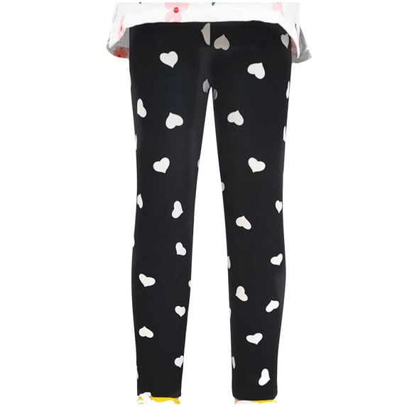 Bnwani Girls Leggings Outwear Comfortable Soft Printed Red
