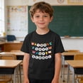 thumbnail image 1 of Bnwani Girls Shirts Comfortable Breathable Shirts for Boys Printed Tee Black Sizes 3-9, 1 of 9