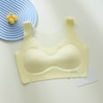 thumbnail image 1 of Bnwani Girls Sports Bras Comfortable Breathable Thin Puberty Camisole Solid Bra Yellow, 1 of 9