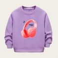 thumbnail image 1 of Bnwani Girls Sweatshirt Crew Neck Long Sleeve Comfortable Fleece Sweatshirt Printed Tops Pullover, 1 of 5