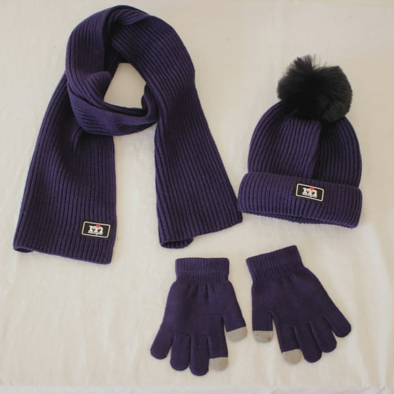 Bnwani Hats For Toddlers Fall Knit Wool Woolen Warm Solid Hat