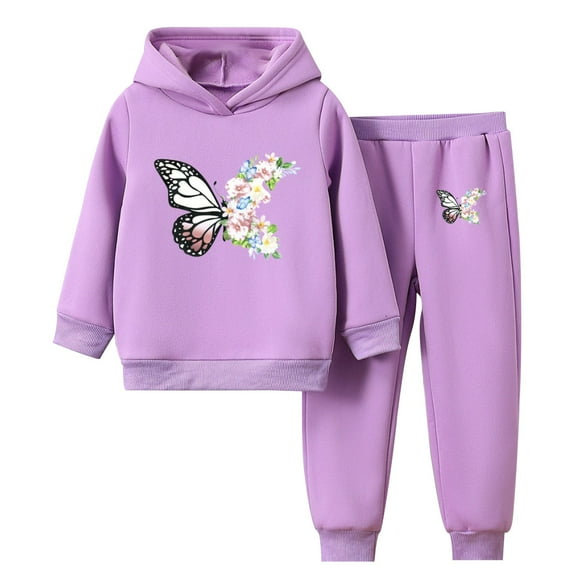 Bnwani Hoodie Set for Girls Spring Hoodies Long Sleeve Cute Shirt Pullover Sweatshirts Sleepwear and Sweatpants