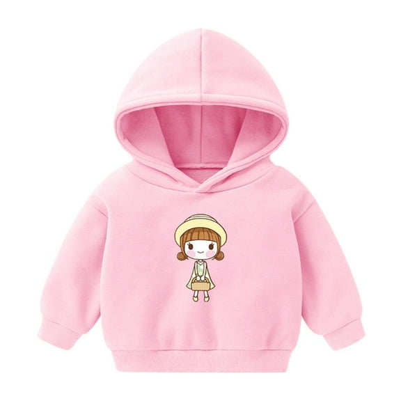 Bnwani Hoodies Girls Long Sleeve Fall Sweatshirt Cute Printed Pullover Size 7-8