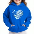 thumbnail image 1 of Bnwani Hoodies Girls Long Sleeve Oversized Fleece Sweatshirt Cute Plain Tops Pullover, 1 of 4