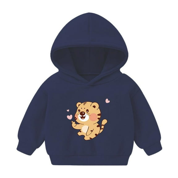 Bnwani Hoodies for Girls Long Sleeve Fall Sweatshirt Cute Printed Pullover