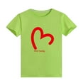 thumbnail image 1 of Bnwani Kid Short Sleeve Tops Girls Toddler Family Short-sleeved Uniform Parent-child Shirt Tee Girl T-Shirt Clothing 2Y, 1 of 4