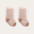 thumbnail image 1 of Bnwani Kids Cotton Socks Winter Crew Warm Thick Socks Brown, 1 of 3