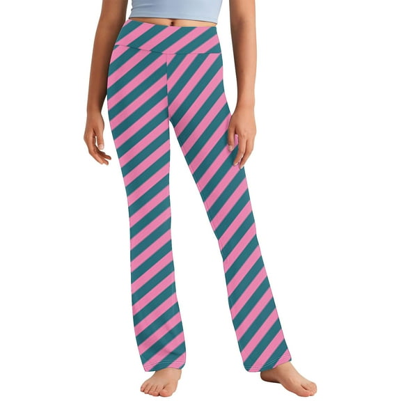 Bnwani Kids Leggings Girl Fashion High Waist Elasticity Straight Cute Sweet Printed Yellow