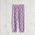 thumbnail image 1 of Bnwani Kids Sports Pants for Kids Mosquito Long Repellent Loose Elastic Denim Solid Pants Purple 13 Years, 1 of 3
